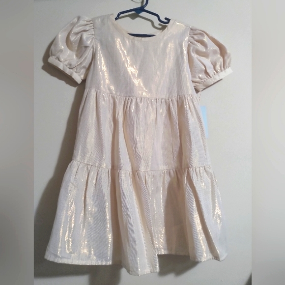 Cat & Jack Dresses Nwt Cat And Jack Girls 5t Gold Dress Poshmark